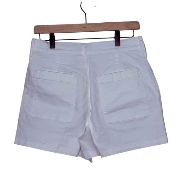 J. Crew Utility Denim Women's White Cargo Shorts NWT 28 - Picture 3 of 8